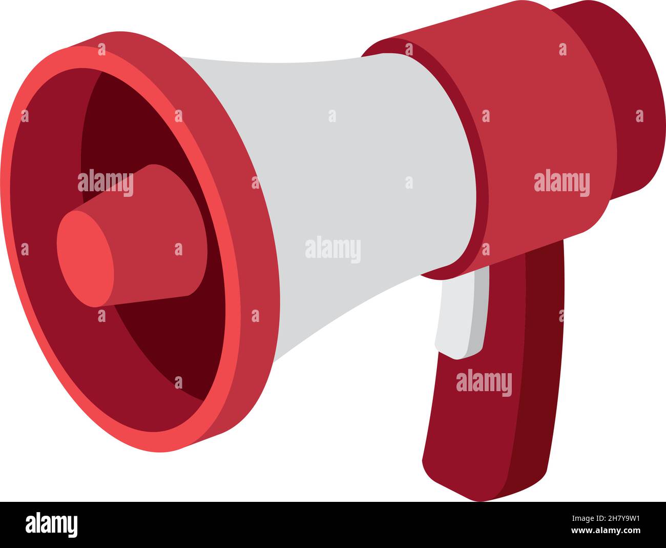 megaphone sound isometric Stock Vector Image & Art - Alamy