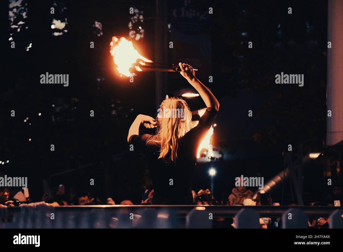 The annual winter lights have returned to Wembley with the tallest LED