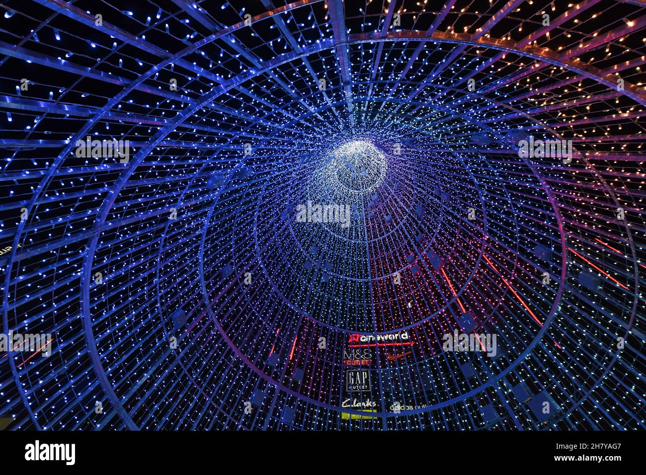 The annual winter lights have returned to Wembley with the tallest LED