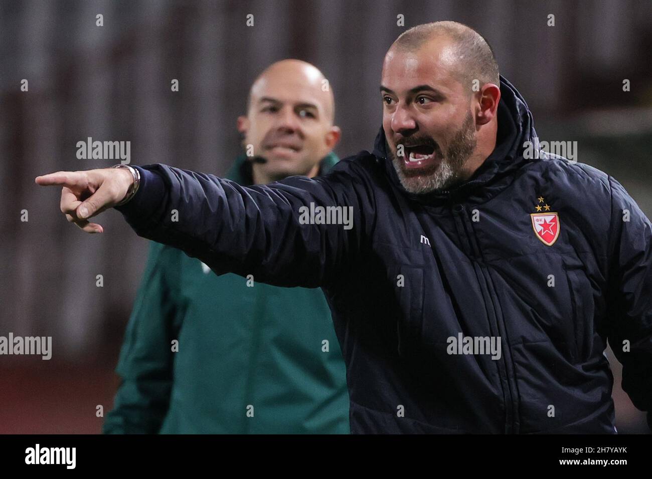 Dejan Stankovic Head coach of FK Crvena zvezda reacts during the UEFA  Europa League match at Giuseppe Meazza, Milan. Picture date: 25th February  2021. Picture credit should read: Jonathan Moscrop/Sportimage via PA