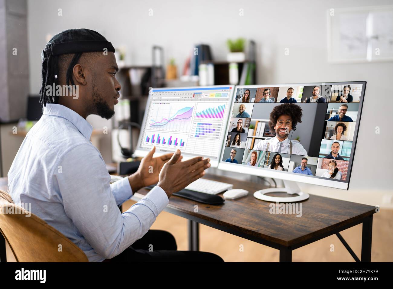 Video conference business call hi-res stock photography and images - Alamy