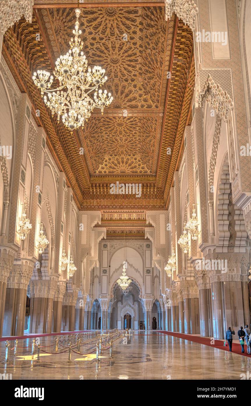 Hassan II Mosque Interior Morocco Stock Photo Alamy hassan-ii-mosque-interior-morocco-stock-photo-alamy
