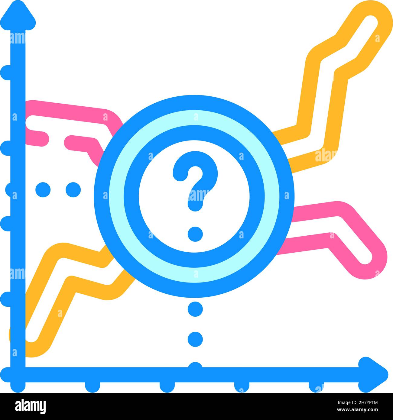 analyze data science color icon vector illustration Stock Vector Image ...