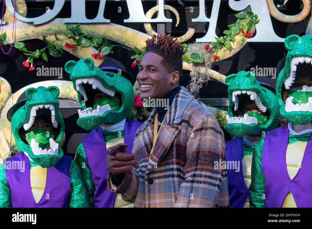 New York, United States. 25th Nov, 2021. Jon Batiste attends the 95th