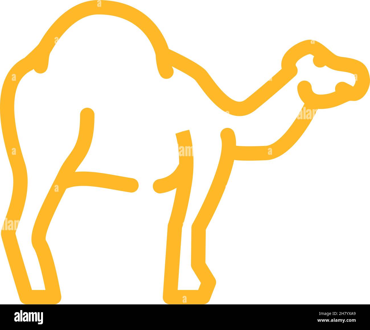 camel animal color icon vector illustration Stock Vector Image & Art