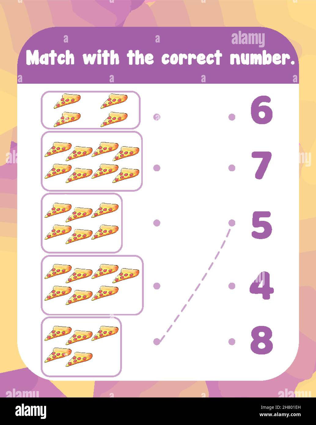Match the numbers. Match the numbers