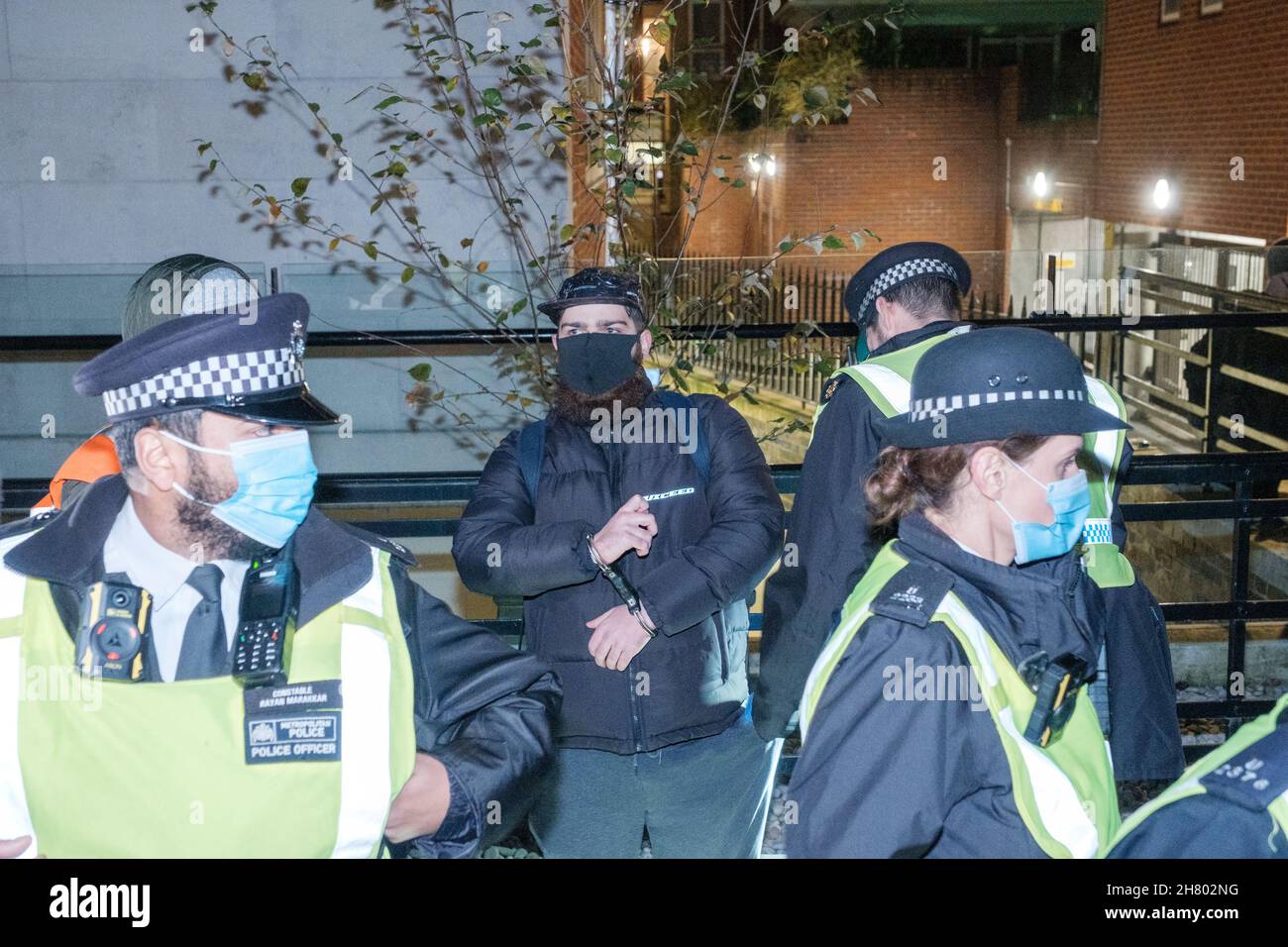 No More Channel Deaths Emergency Protest outside The Home Office after