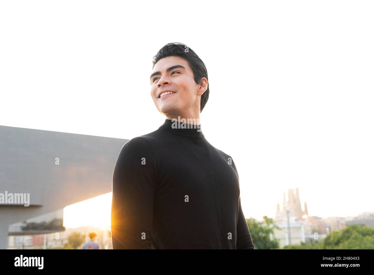 Wistful smile hi-res stock photography and images - Alamy