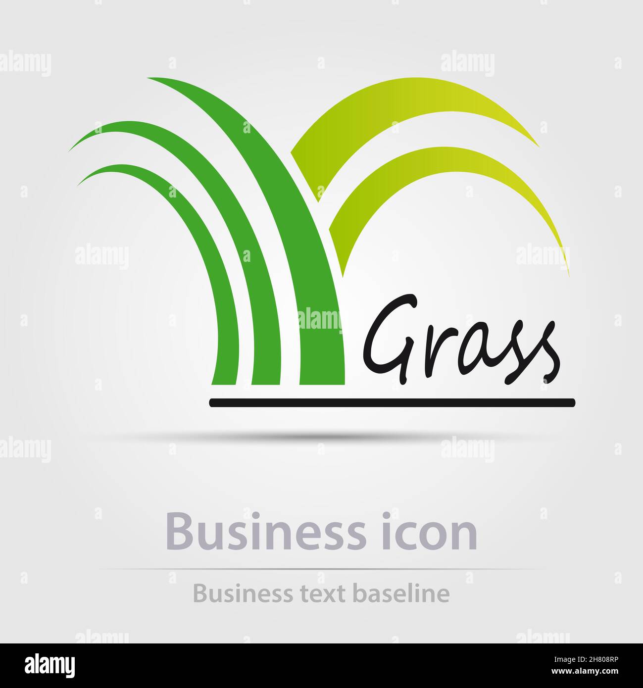 Originally designed color abstract vector business icon for creative design tasks Stock Vector