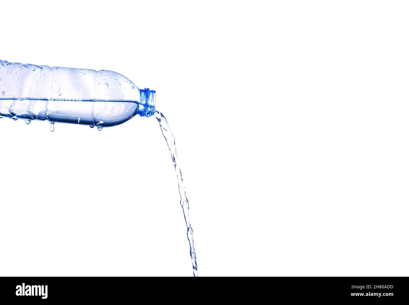 Pouring water from bottle Stock Photo Alamy