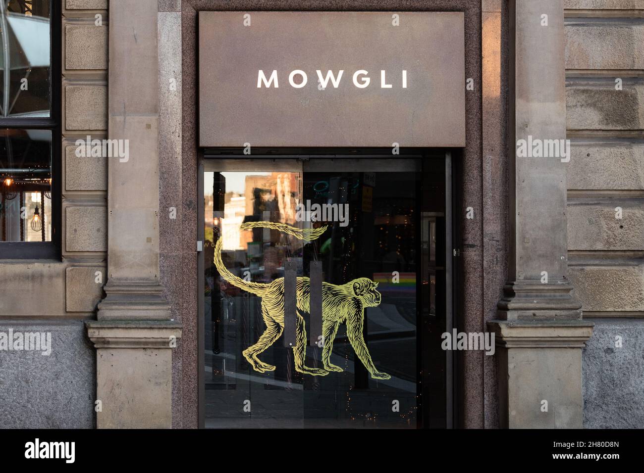 Mowgli restaurant, Water Street, Liverpool, England, UK Stock Photo