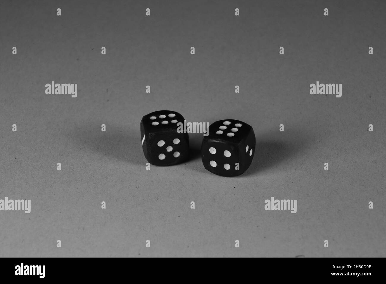 Dice game roll Black and White Stock Photos & Images - Alamy