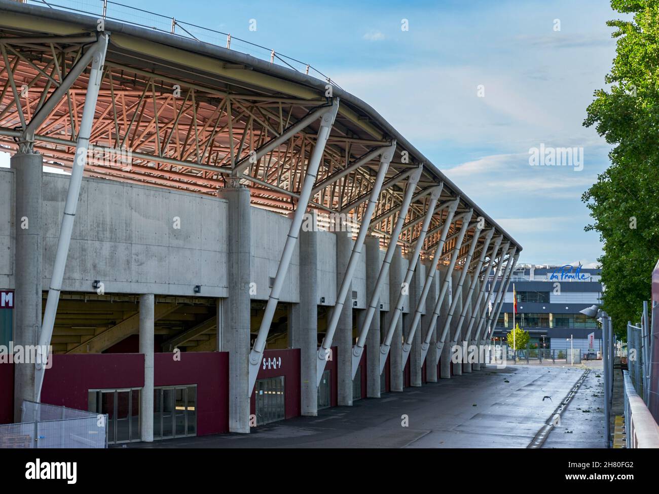 City stadium in Geneve - the official playground of FC Servette Stock Photo