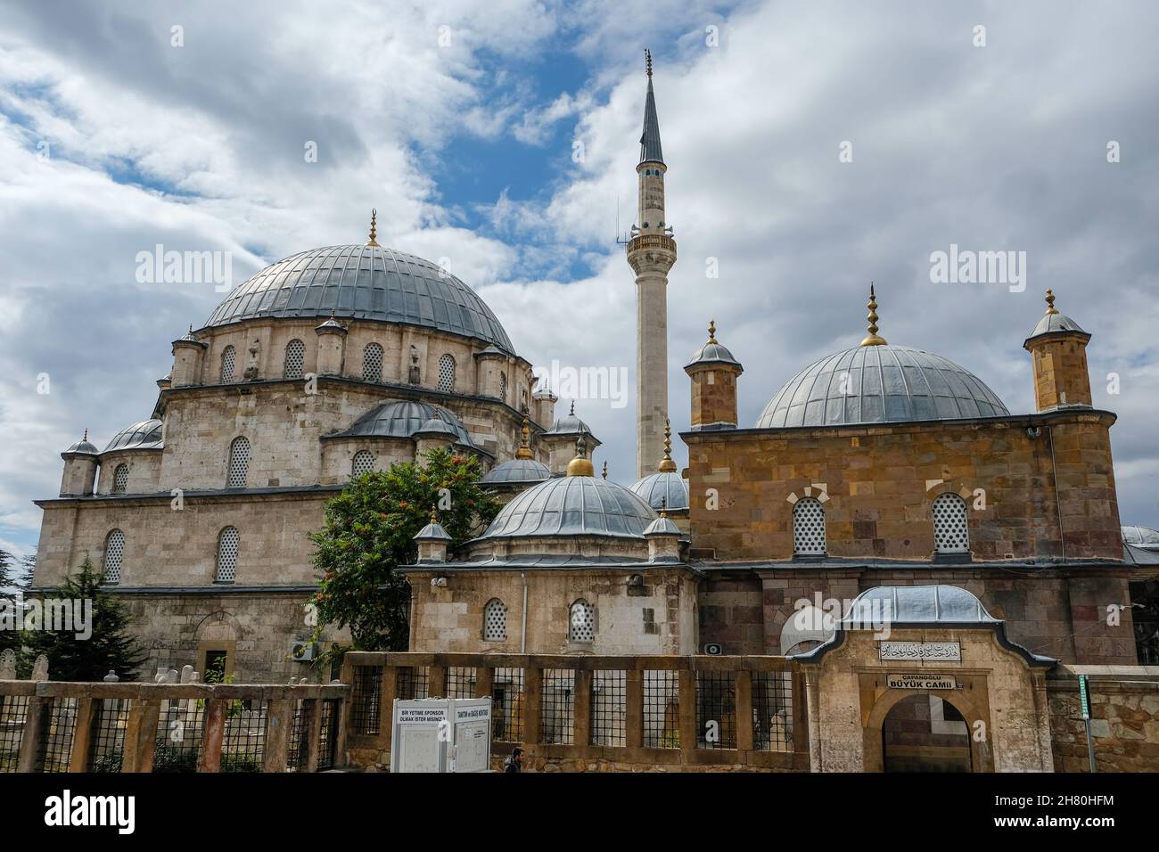 Capanoğlu Mosque, which is popularly known as the Great Mosque or Ulucami, is one of the important examples of the Turkish architectural style in Anat Stock Photo