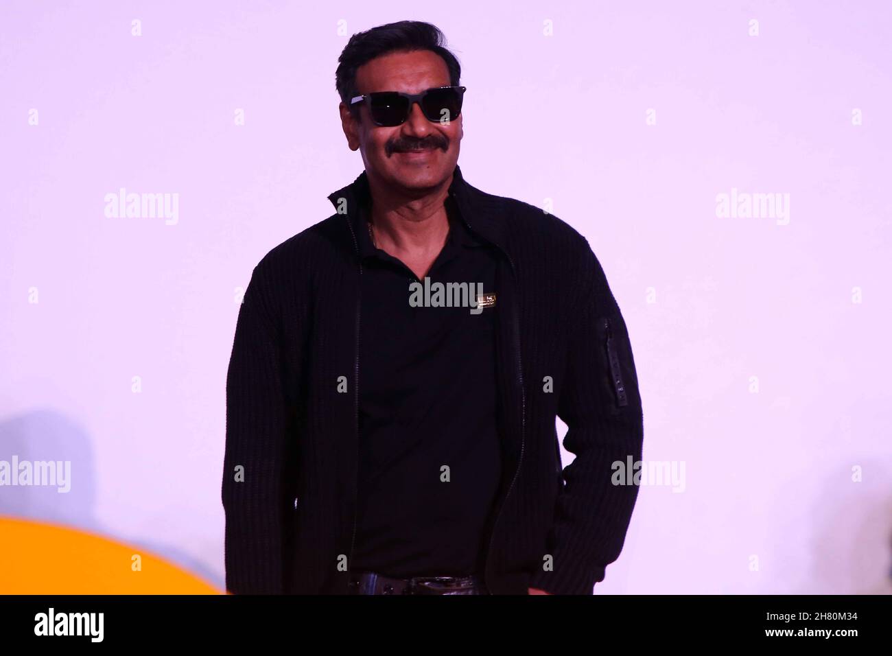 New Delhi, India. 26th Nov, 2021. November 26, 2021, new delhi, India: Bollywood Actor Ajay Devgan during the song and teaser launch of upcoming Movie RRR (Credit Image: © Jyoti Kapoor/Pacific Press via ZUMA Press Wire) Credit: ZUMA Press, Inc./Alamy Live News Stock Photo