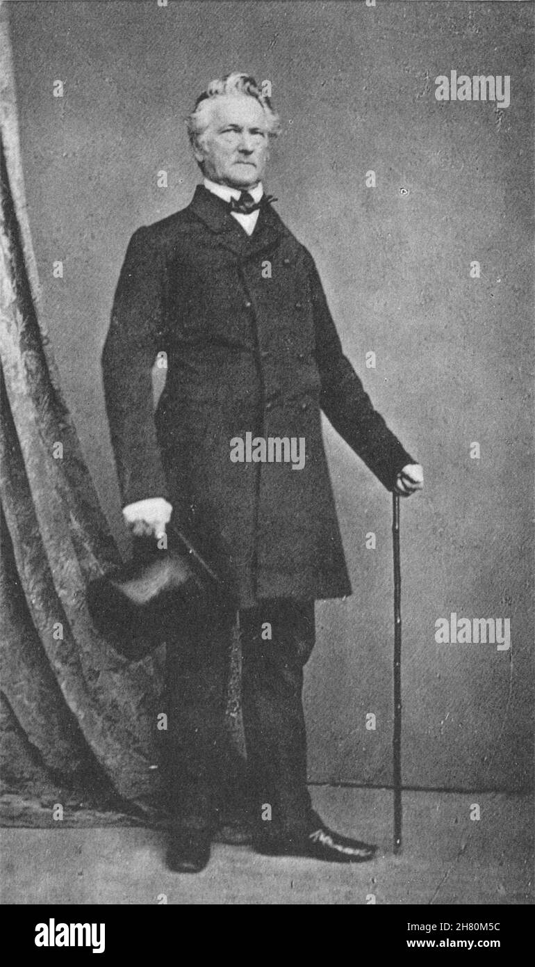 BULGARIA. Portrait of Karl- Friedrich Montana Sintenis, 1863 1935 old print Stock Photo