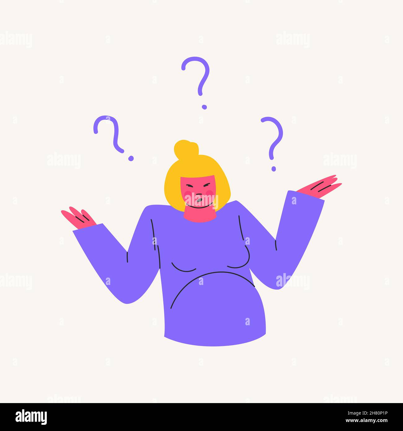 Belly hands Stock Vector Images Alamy