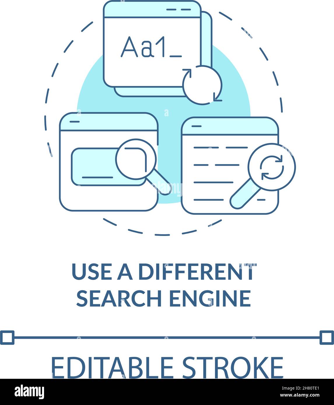 Web search engines Stock Vector Images - Alamy
