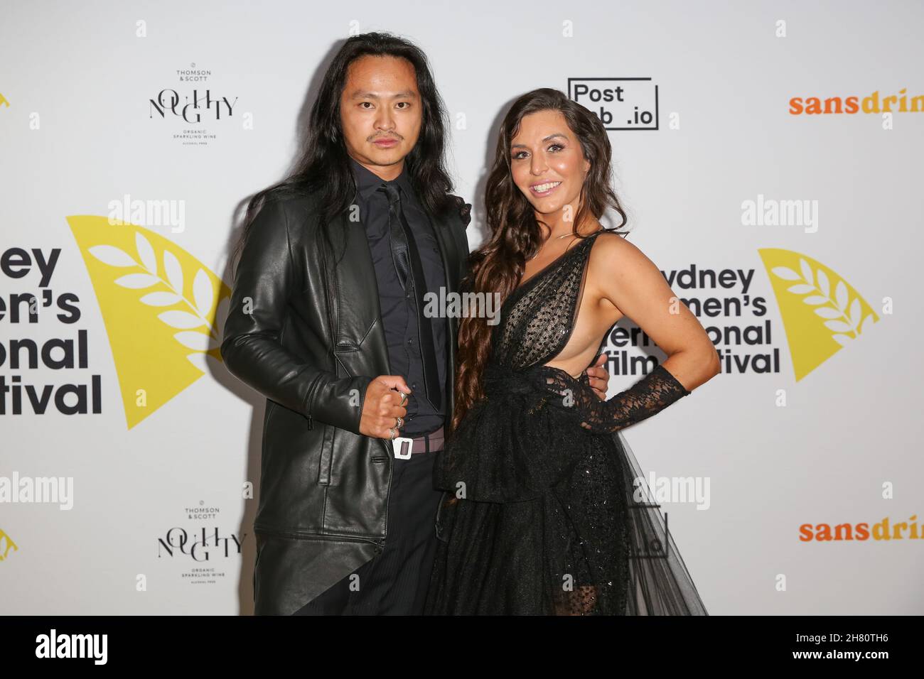 November 26, 2021: TOMMY GE and CLARE MCCANN attending the Sydney Women