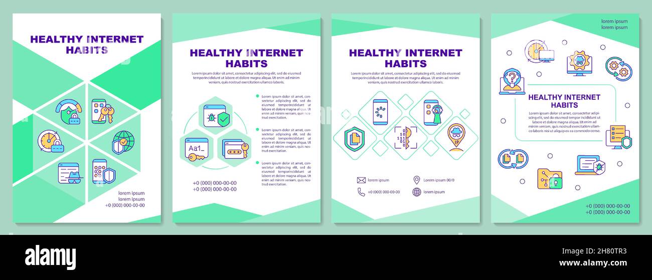 Internet safety habits tips hi-res stock photography and images - Alamy