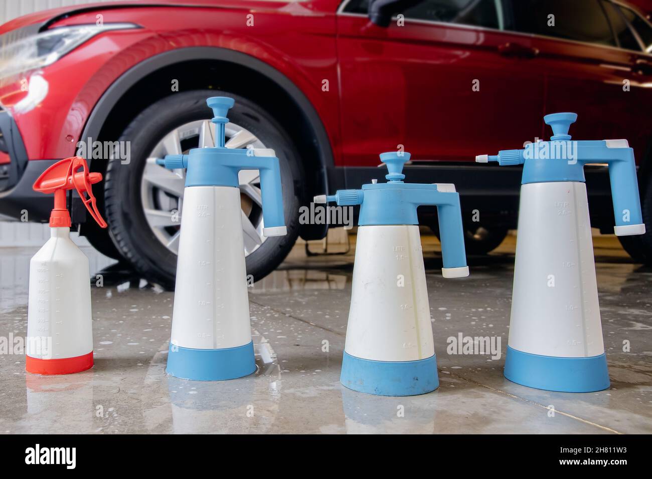 Organic disinfectants for disinfection of car interior and body from