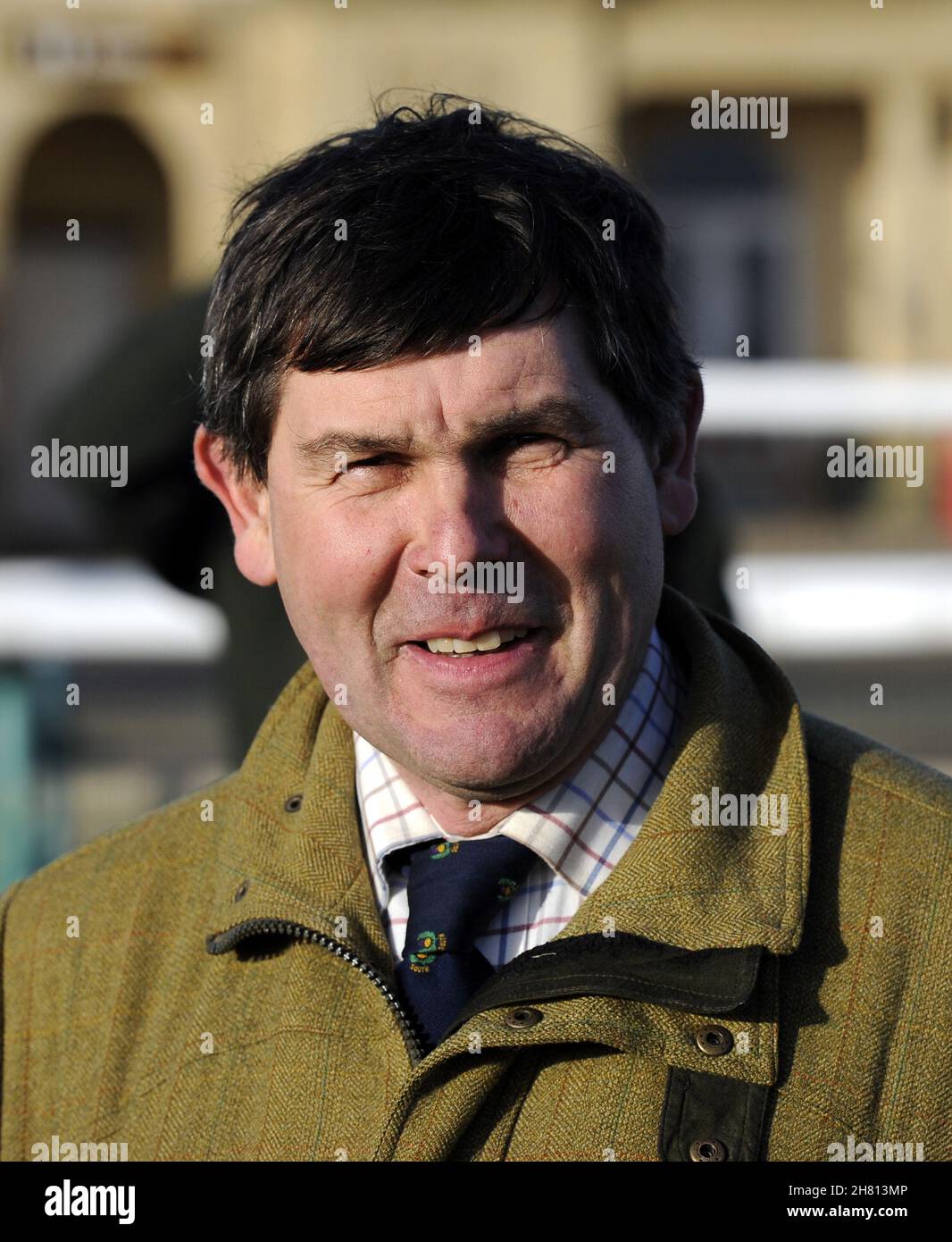 File photo dated 24-01-2015 of Racehorse trainer Sandy Thomson who will be firing a twin assault in his bid for back-to-back victories in the Betfair Exchange Rehearsal Chase at Newcastle on Saturday. Issue date: Friday November 26, 2021. Stock Photo