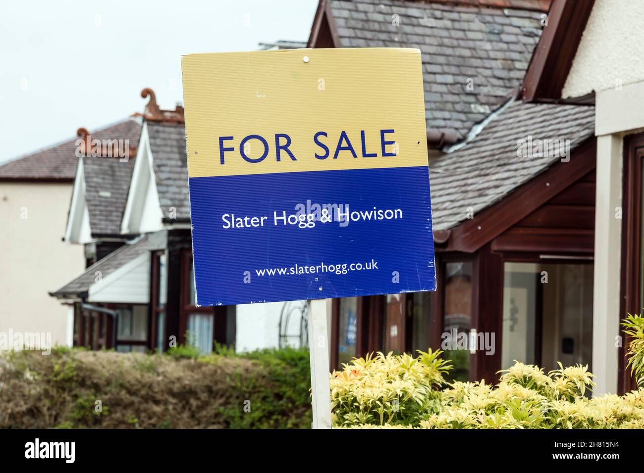 House for sale sign, Scotland, UK, Europe Stock Photo Alamy