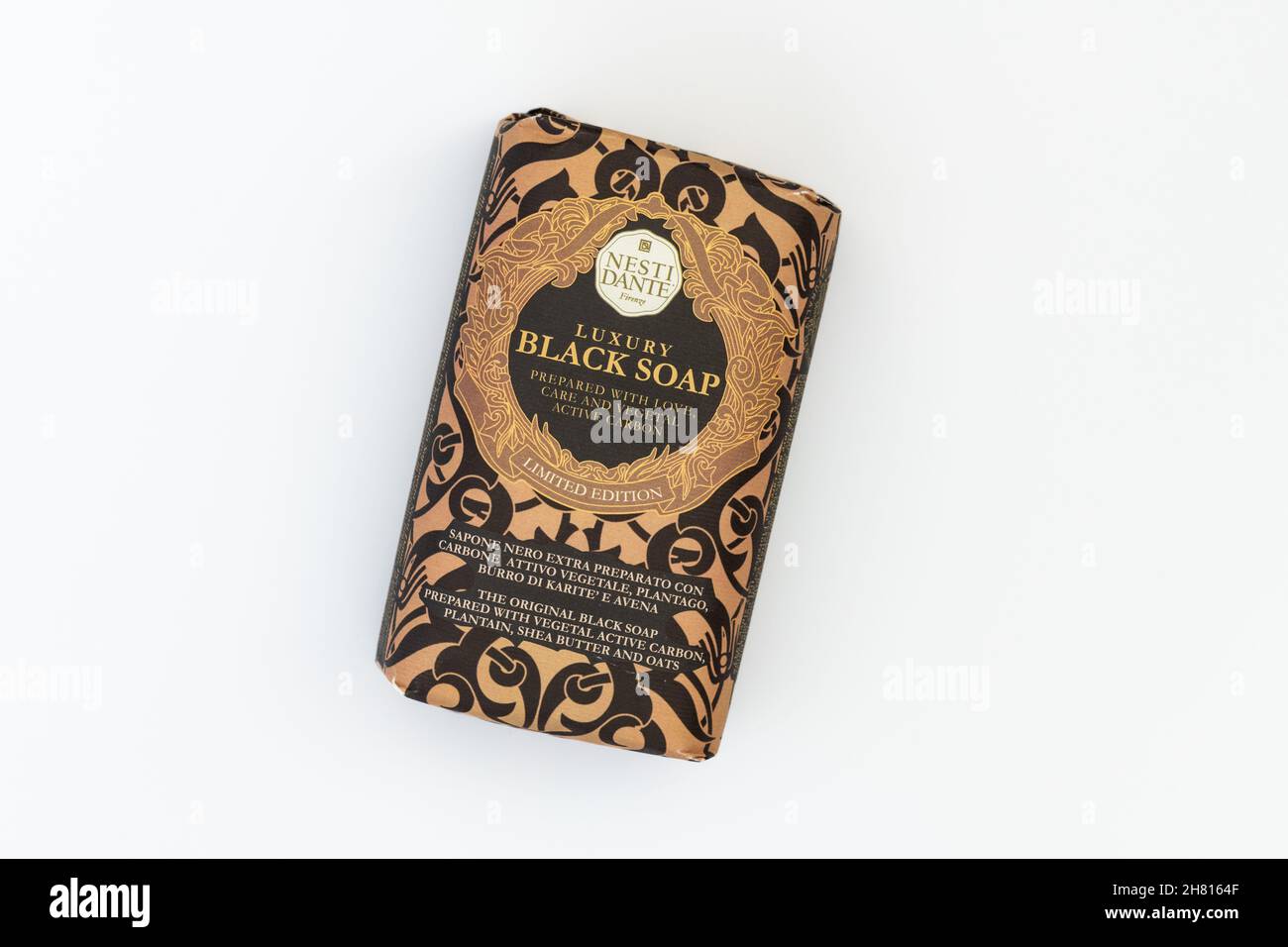 Nesti Dante black soap Stock Photo