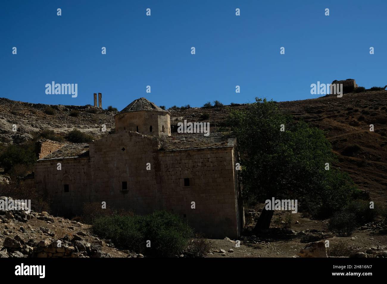 Abrenk Vank Church is one of the important historical buildings of Erzincan. Stock Photo