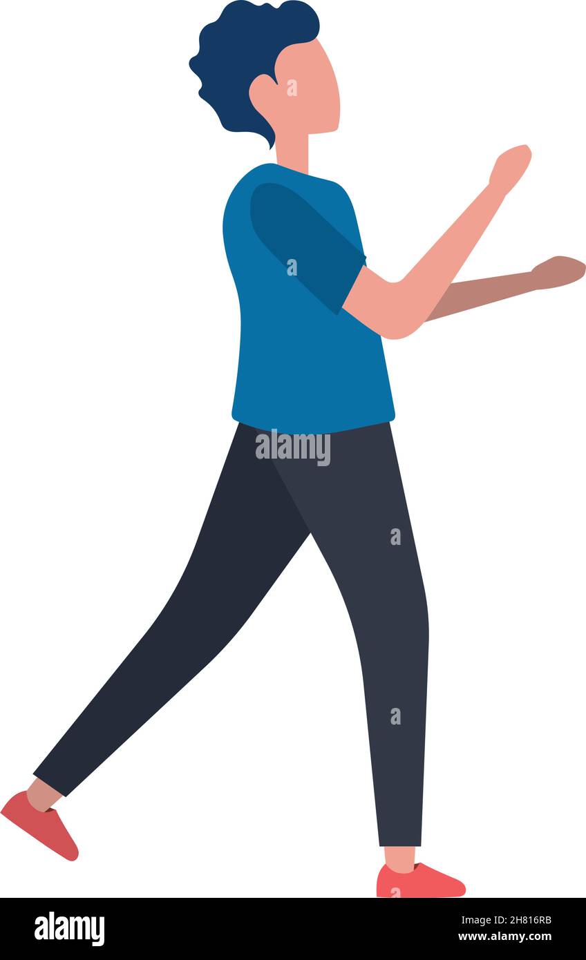 young man character Stock Vector Image & Art - Alamy