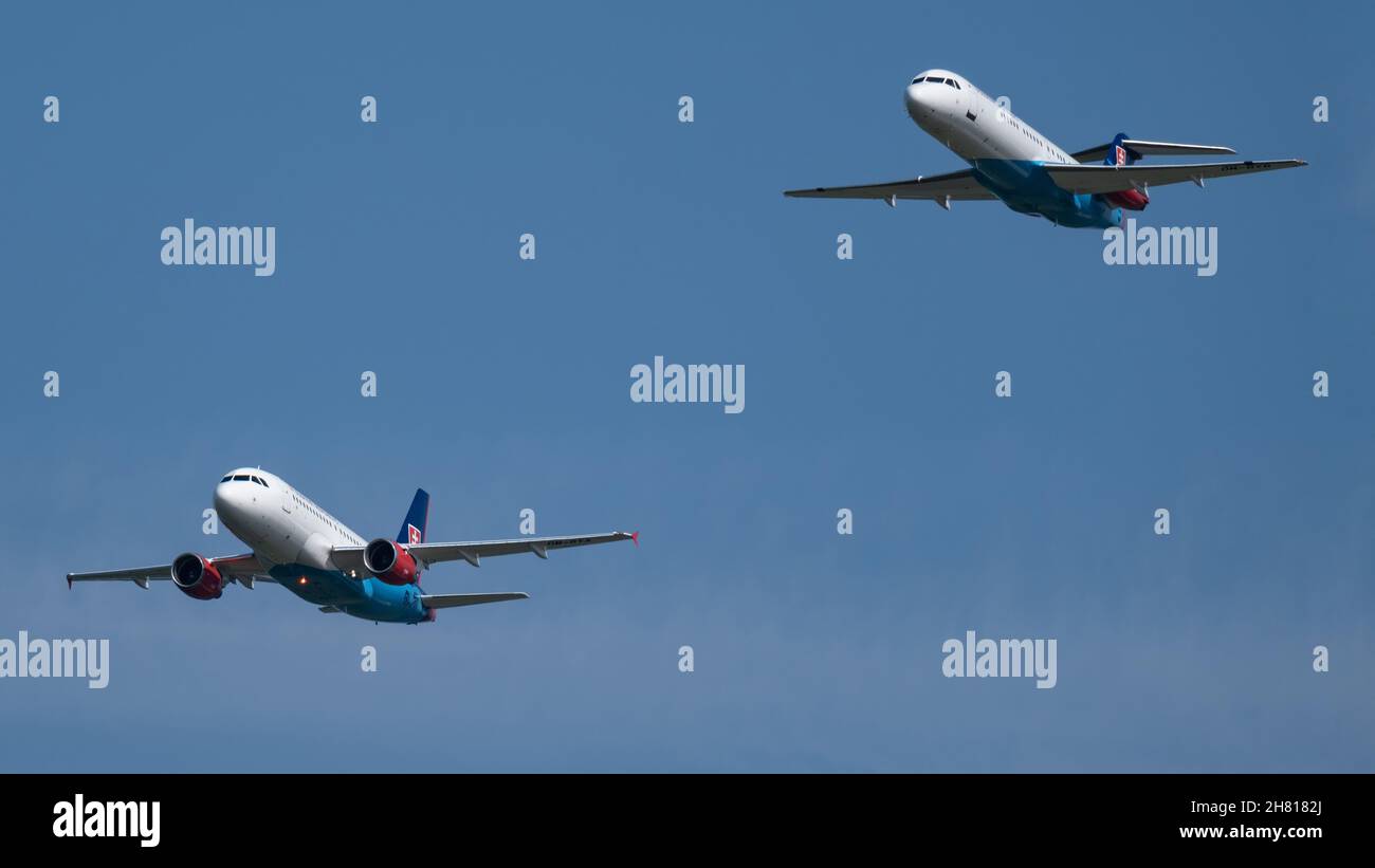 Airbus A319 Fokker 100 Of Slovak Government Flying Service Fleet airbus-a319-fokker-100-of-slovak-government-flying-service-fleet