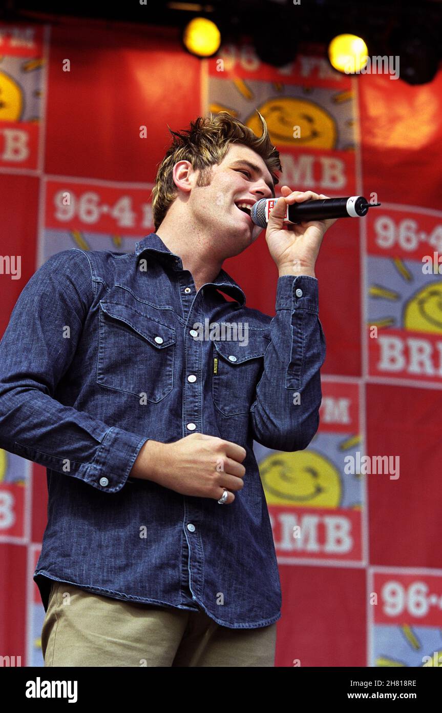 Westlife on stage at the BRMB