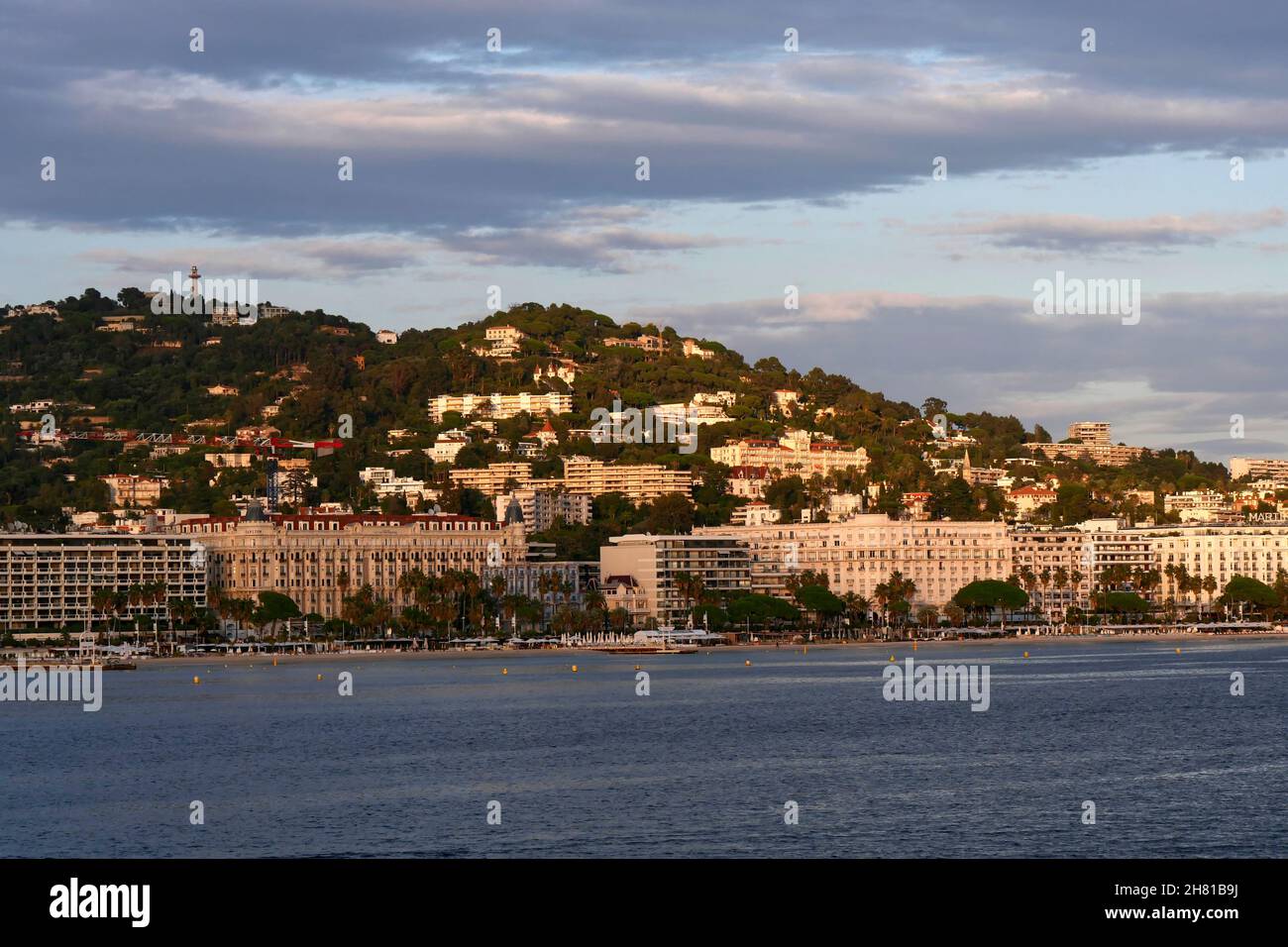 Carlton Intercontinental Hotel on the Cannes seafront, Alpes-Maritimes ...