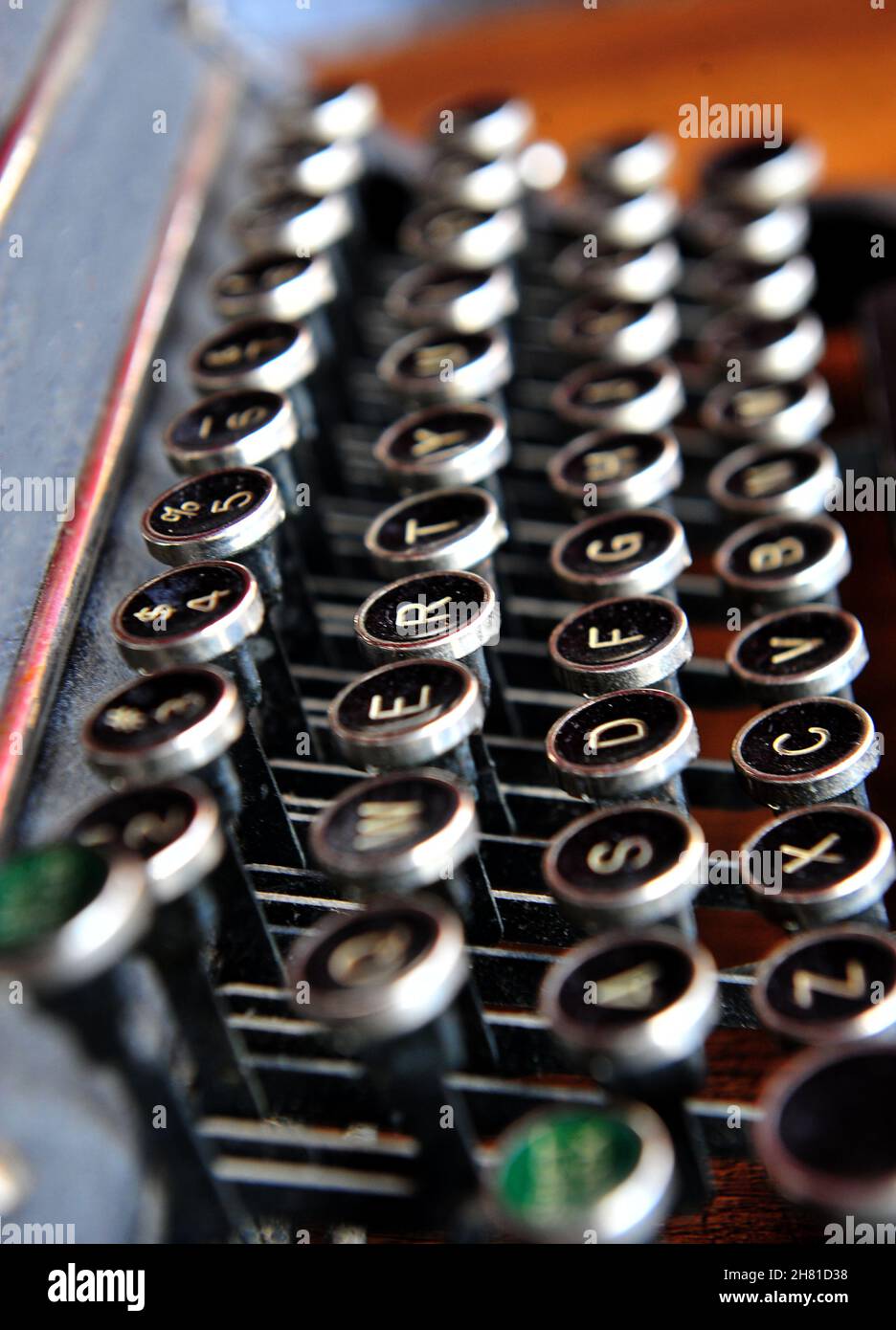 Vintage Typewriter image of a Stock Photo - Alamy