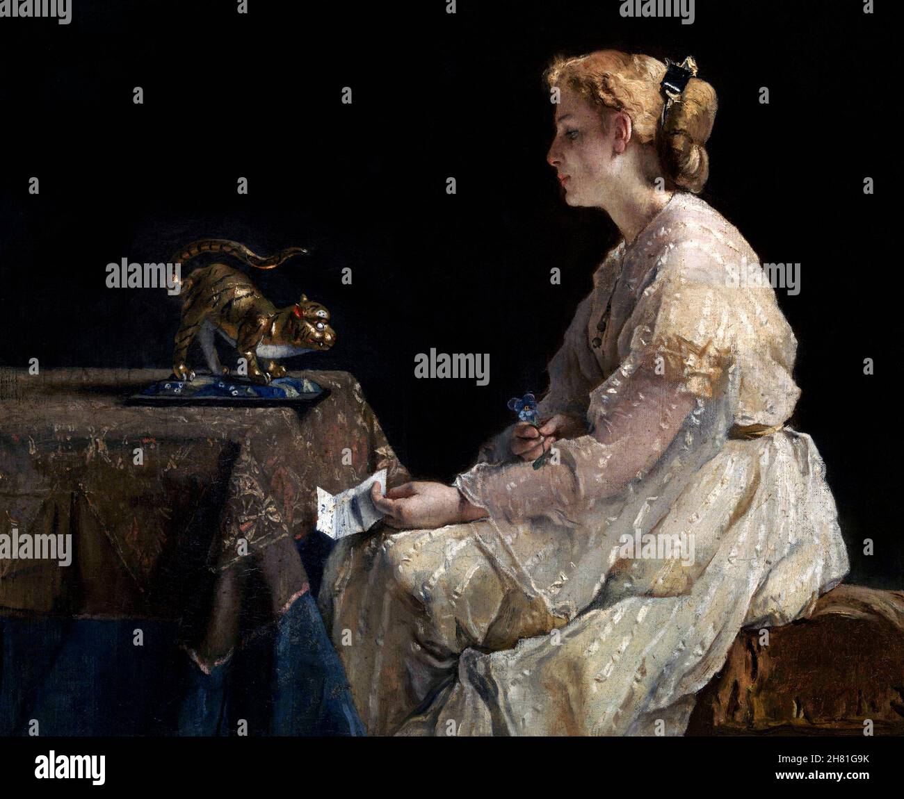Alfred stevens painting hi-res stock photography and images - Alamy
