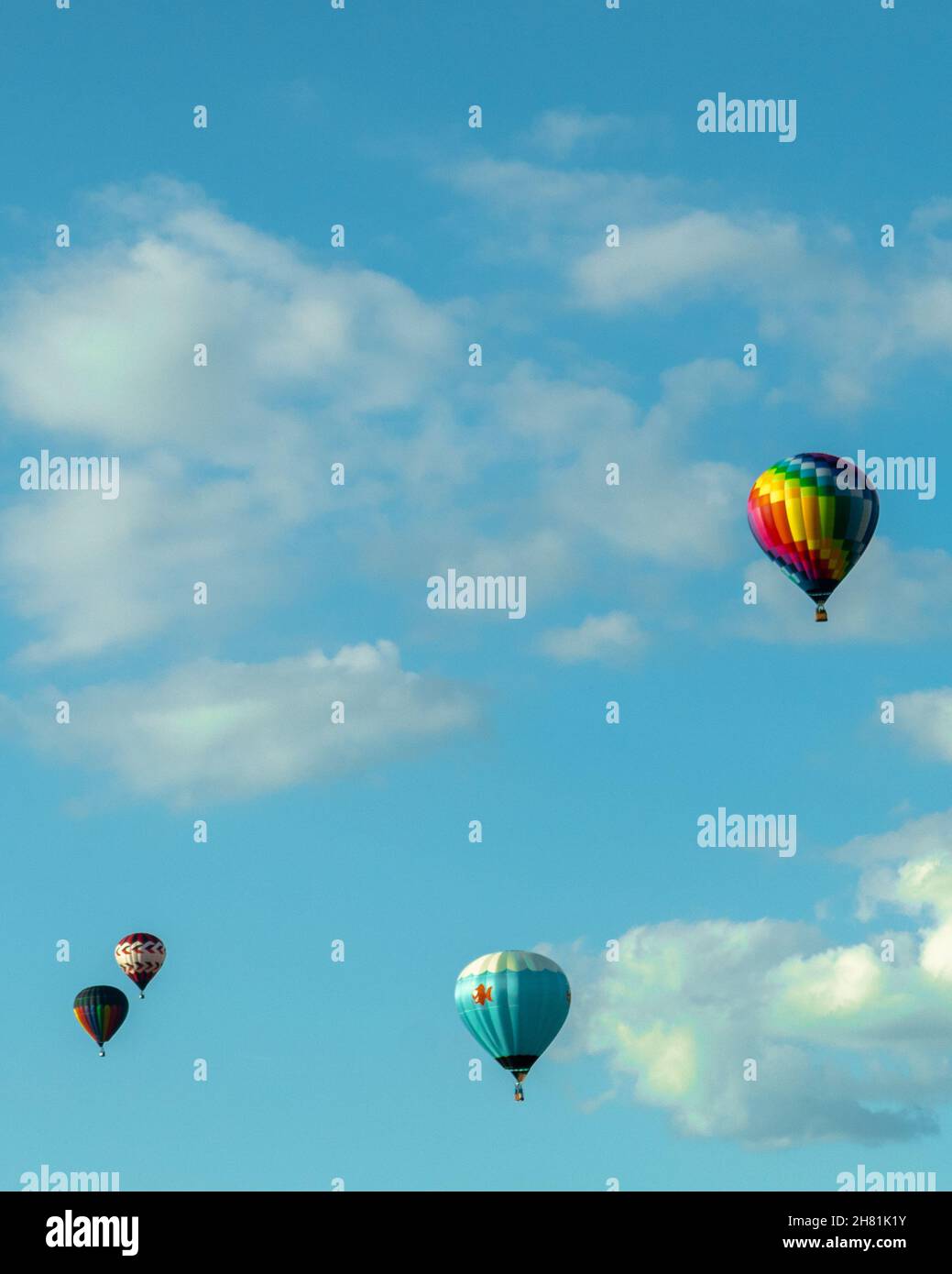 Hot Air Balloon Festival in Summer in Wisconsin Stock Photo Alamy