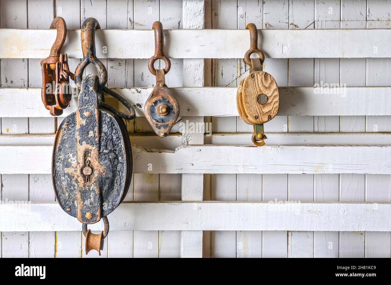 Block Tackle Pulleys High Resolution Stock Photography and Images Alamy