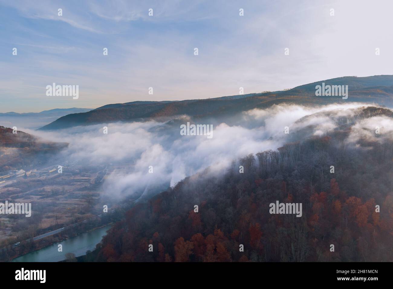 Morning view on slope hi-res stock photography and images - Alamy