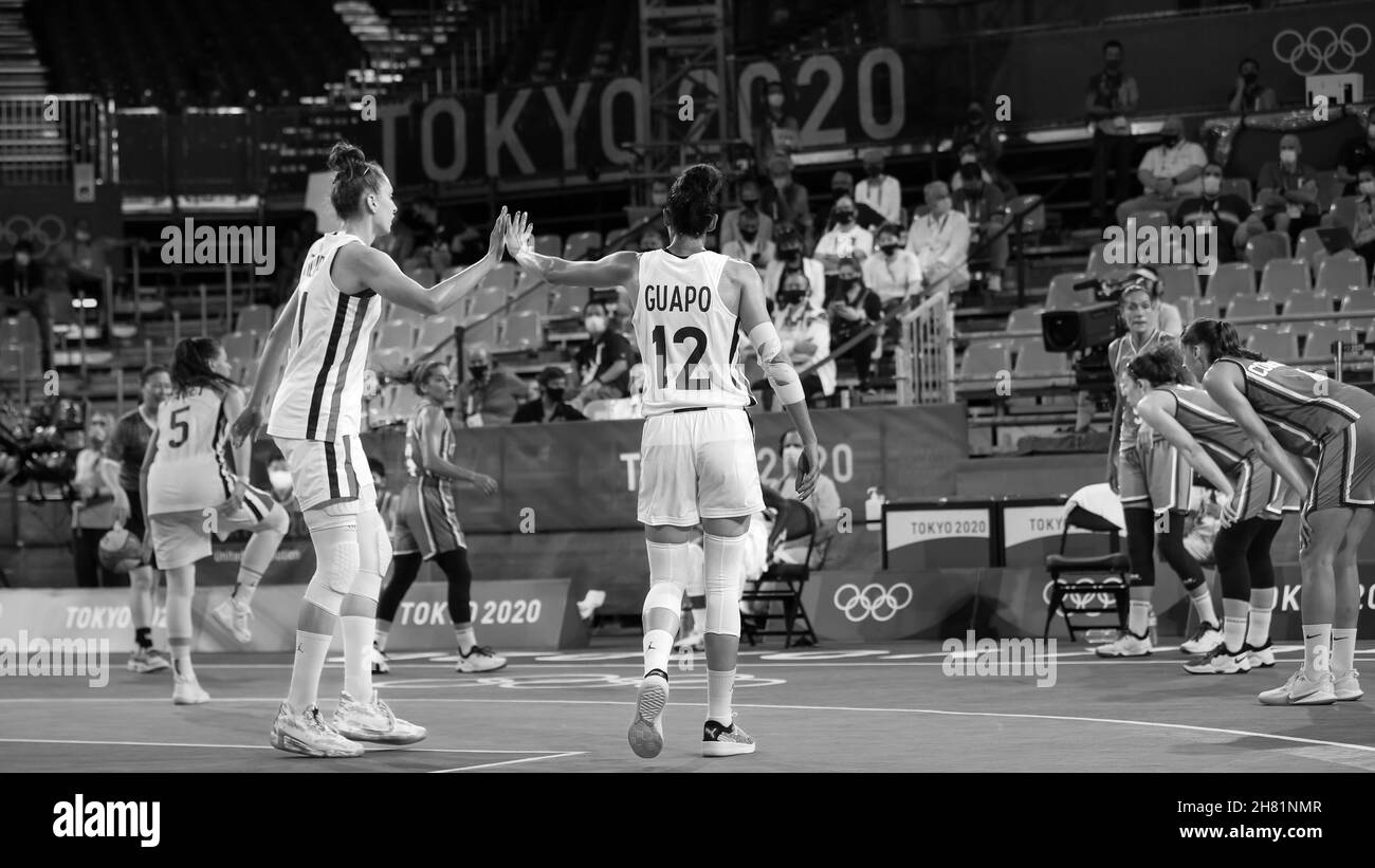 JULY 24th, 2021 TOKYO, JAPAN Laetitia GUAPO of France in action
