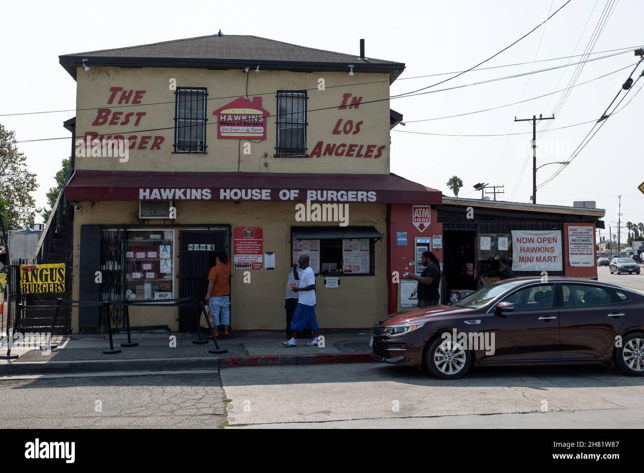 Los Angeles, CA USA August 24, 2021 The famous Hawkins House of
