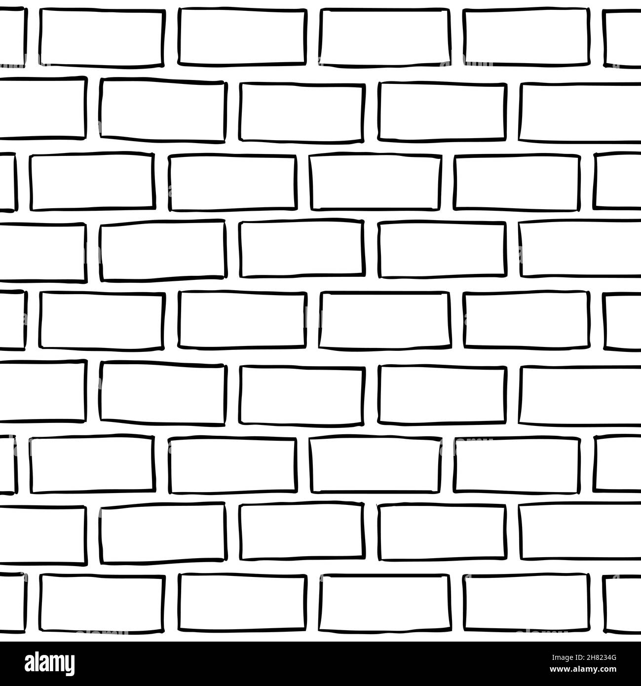 Brick wall background. Vector illustration Stock Vector