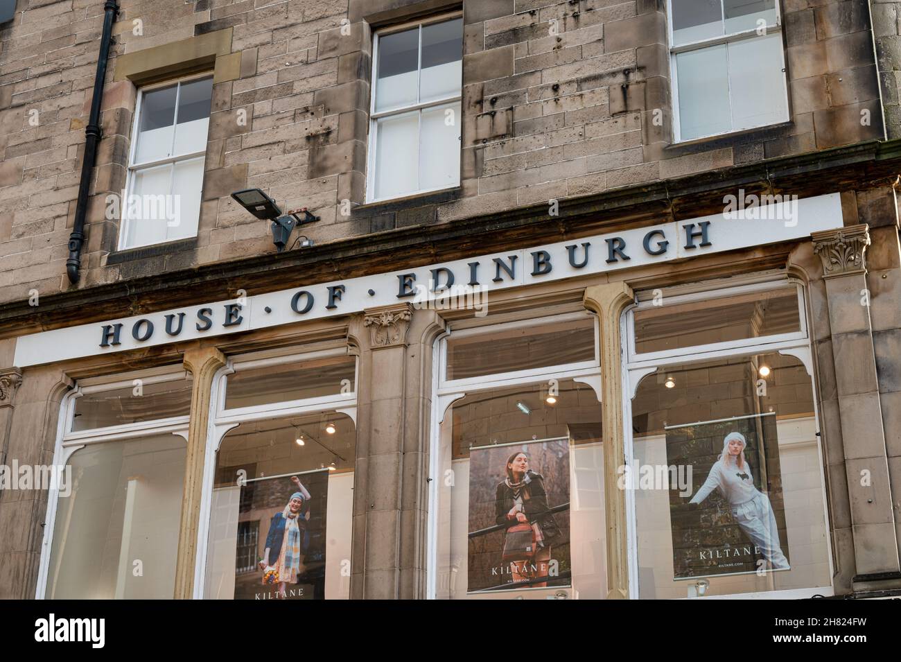 Edinburgh, Scotland Nov 20, 2021 The sign for the House of Edinburgh
