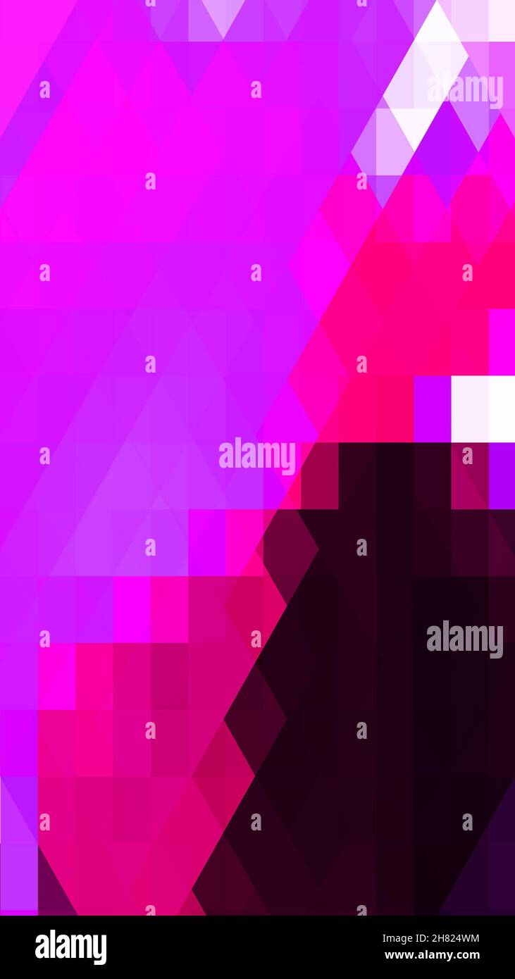 Abstract vivid geometric triangles architectural background vertical layout. Stock Photo