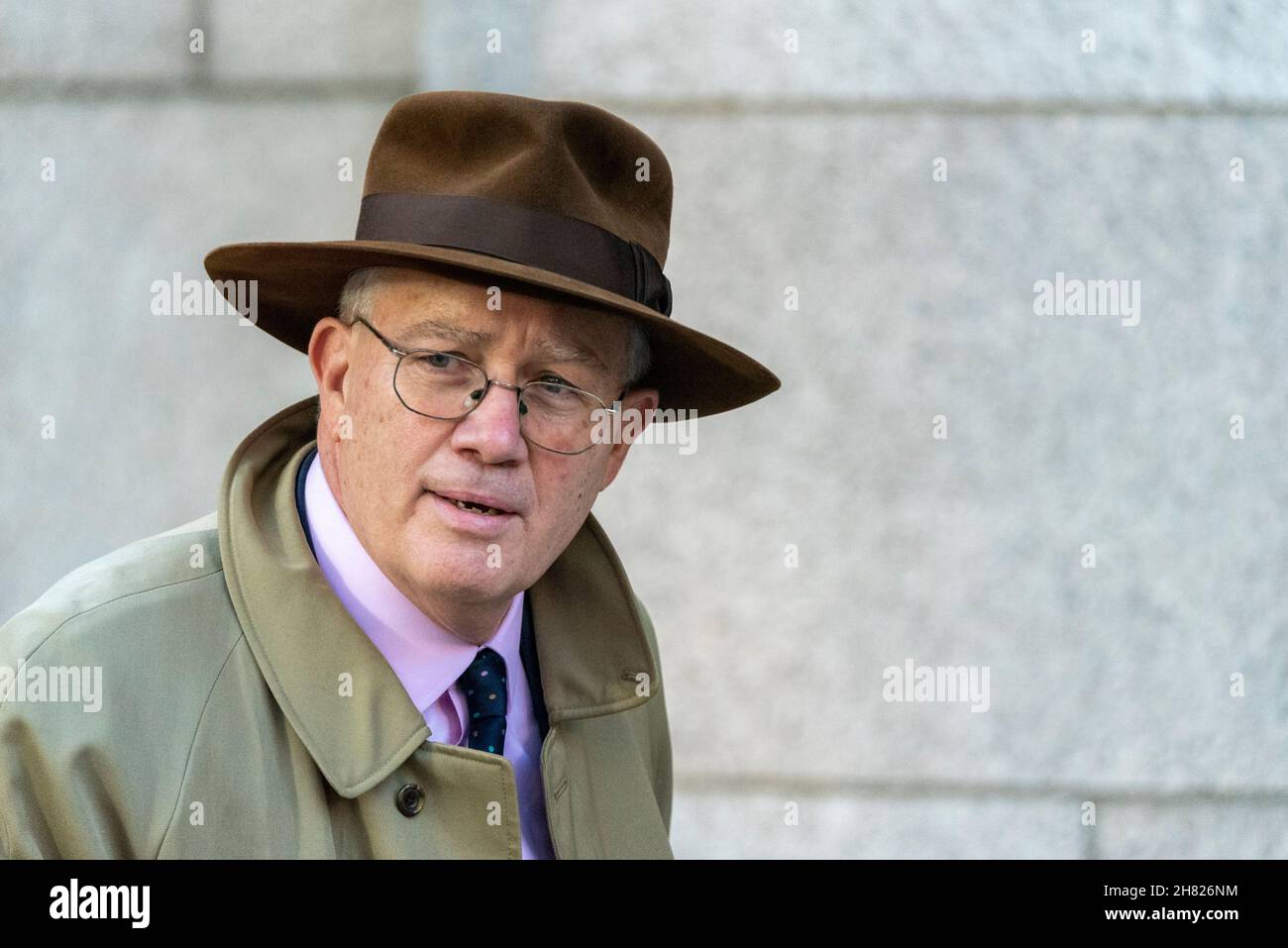 John Baron MP Arriving For The Funeral Service Requiem Mass For ...