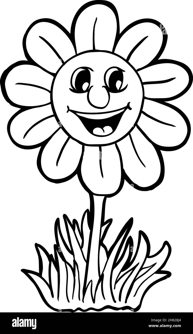 Sunflower with smile, vector illustration, coloring book Stock Vector Image & Art - Alamy Sunflower with smile, vector illustration, coloring book Stock Vector Image & Art - Alamy