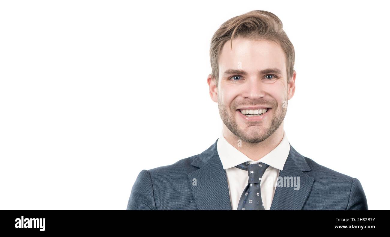 Portrait happy smiling businessman isolated hi-res stock photography ...