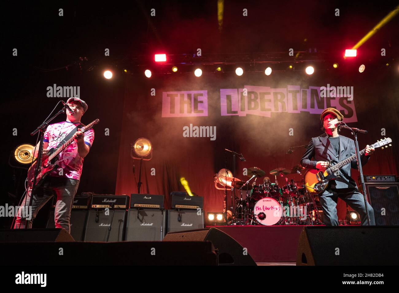 Poster The Libertines (Pete Doherty, Carl Barât) - Stampa Artistica 40x30 Cm, Disegnata A Mano, Carta Satinata 300g, Edizione Aperta
