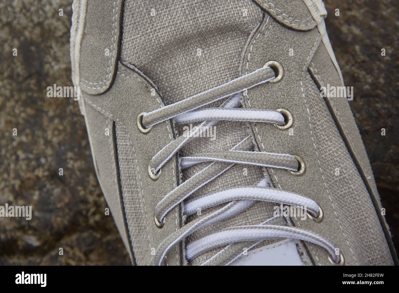 Detail of a shoe detail Stock Photo Alamy