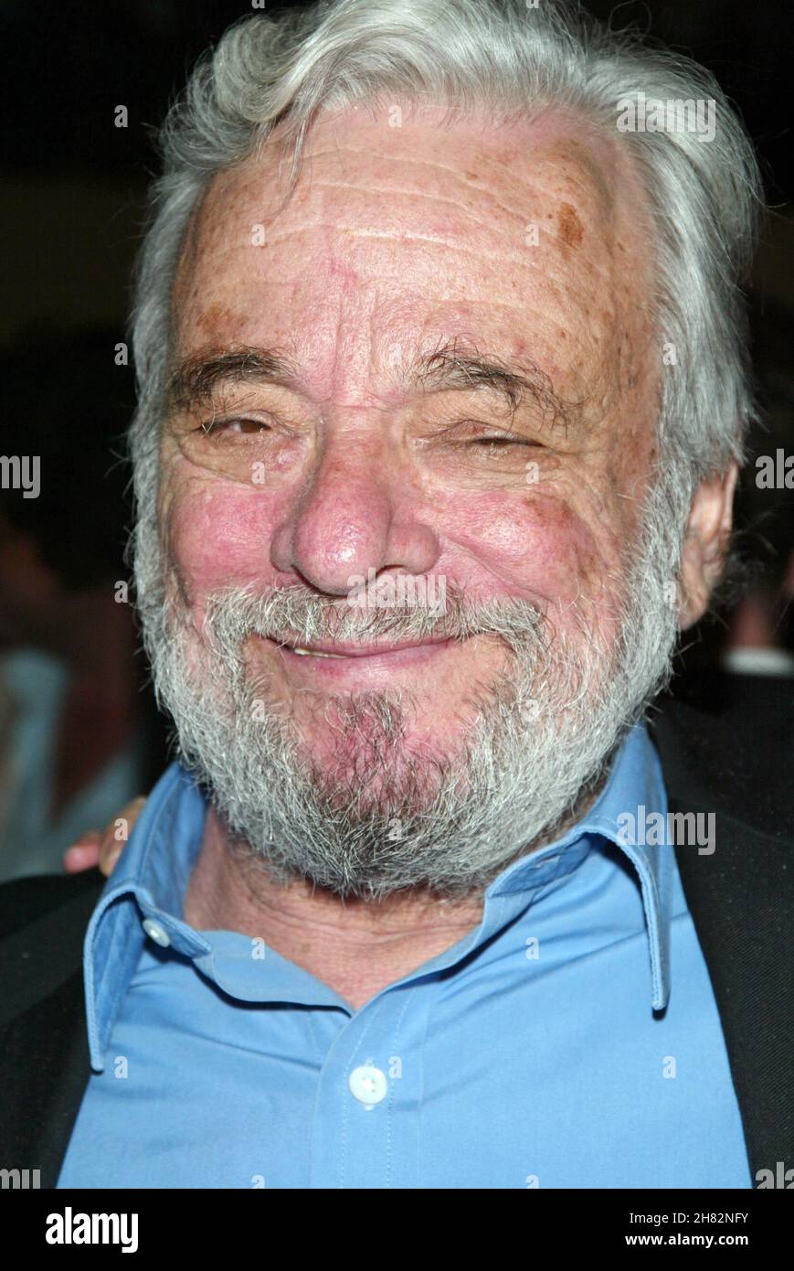 **FILE PHOTO** Stephen Sondheim Has Passed Away. Legendary Broadway Musical Composer Stephen Sondheim attending the Opening Night Party held at The Redeye Grill for the Encores! Summer Stars production of 'Gypsy' at NY City Center in New York, NY. July 12, 2007 Credit: Joseph Marzullo/MediaPunch Stock Photo