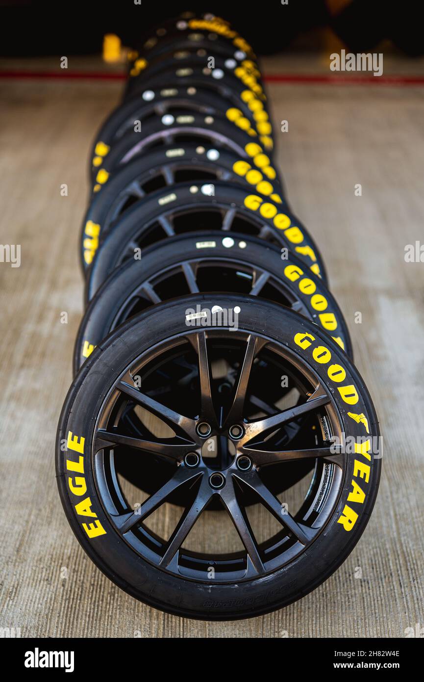 Goodyear tyre, pneu, during the 2021 FIA WTCR Race of Russia, 8th round of  the 2021 FIA World Touring Car Cup, on the Sochi Autodrom, from November 27  to 28, 2021 in